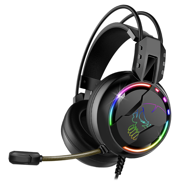 Spirit of Gamer Fejhallgató - PRO-H7 (MultiPlatform, mikrofon, 3.5mm jack, hangerőszabályzó, 2m kábel, fekete) - Image 3