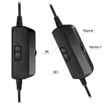 Spirit of Gamer Fejhallgató - PRO-H7 (MultiPlatform, mikrofon, 3.5mm jack, hangerőszabályzó, 2m kábel, fekete) - Image 4