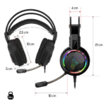 Spirit of Gamer Fejhallgató - PRO-H7 (MultiPlatform, mikrofon, 3.5mm jack, hangerőszabályzó, 2m kábel, fekete) - Image 11