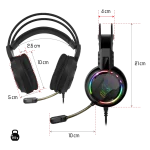 Spirit of Gamer Fejhallgató - PRO-H7 (MultiPlatform, mikrofon, 3.5mm jack, hangerőszabályzó, 2m kábel, fekete) - Image 11