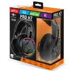 Spirit of Gamer Fejhallgató - PRO-H7 (MultiPlatform, mikrofon, 3.5mm jack, hangerőszabályzó, 2m kábel, fekete) - Image 12