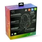 Spirit of Gamer Fejhallgató - PRO-H8 RGB Dark (MultiPlatform, mikrofon, 3.5mm jack, hangerőszabályzó, 2m kábel, fekete) - Image 8