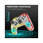 Spirit of Gamer Gamepad Vezeték Nélküli - Pulse Bluetooth (BT, Vibration, PC/iOS/Android kompatibilis, fekete-kék) - Image 5