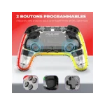 Spirit of Gamer Gamepad Vezeték Nélküli - Pulse Bluetooth (BT, Vibration, PC/iOS/Android kompatibilis, fekete-kék) - Image 7