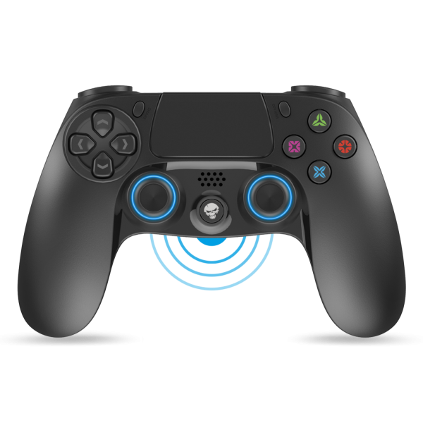 Spirit of Gamer Gamepad Vezeték Nélküli - XGP Bluetooth PS4 (USB, Vibration, PS4 kompatibilis, fekete-kék) - Image 4
