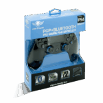 Spirit of Gamer Gamepad Vezeték Nélküli - XGP Bluetooth PS4 (USB, Vibration, PS4 kompatibilis, fekete-kék) - Image 5