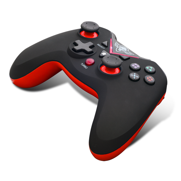 Spirit of Gamer Gamepad Vezeték Nélküli - XGP WIRELESS Red (USB, Vibration, PC és PS3 kompatibilis, fekete-piros) - Image 2