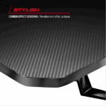 Spirit of Gamer Gamer Asztal - Headquarter 600 R (MDF lap, fém lábak, fekete, RGB LED háttérvilágítás, 160 x 60 x 75cm) - Image 7