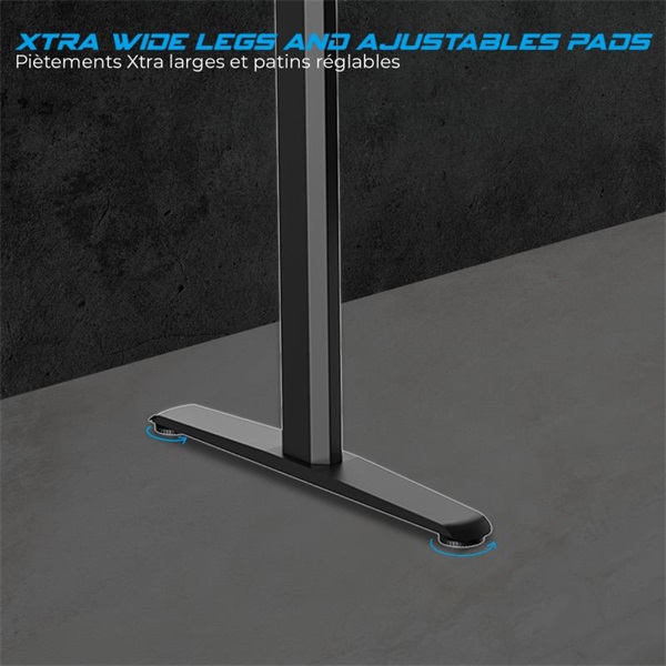 Spirit of Gamer Gamer Asztal - Headquarter 700 (MDF lap, fém lábak, állítható magasság(motoros), 120 x 60 x 1,8 cm) - Image 10