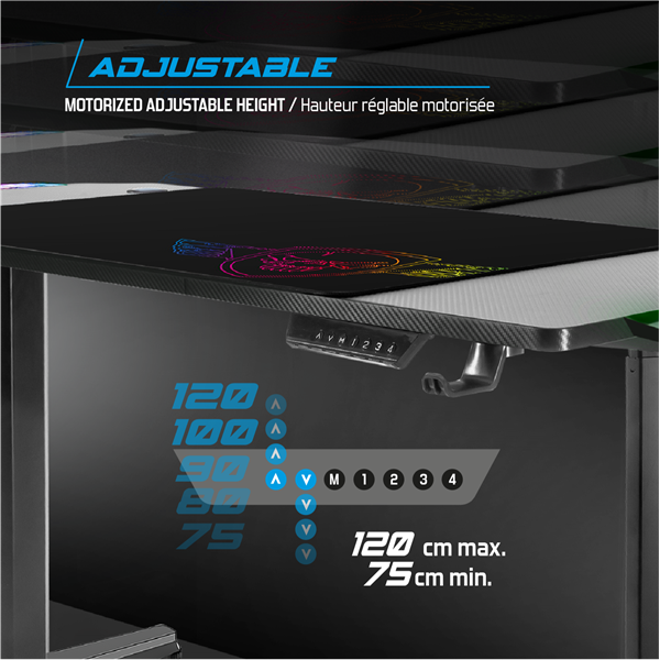 Spirit_of_Gamer_Gamer_Asztal_-_Headquarter_800_MDF_lap_fem_labak_fekete_RGB_LED_hattervilagitas_140_x_60_x_16_cm-i354932.png Spirit of Gamer Gamer Asztal - Headquarter 800 (MDF lap, fém lábak, fekete, RGB LED háttérvilágítás, 140 x 60 x 1,6 cm) - Image 4