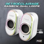 Spirit of Gamer Hangszóró 2.0 - Fanatic 500 Arctic (PC/Mac, Bluetooth/3,5mm Jack, fehér) - Image 6