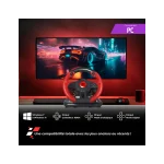 Spirit of Gamer Kormány - RACE WHEEL PRO 1 (kormány+pedálok, PC kompatibilis, fekete/piros) - Image 3