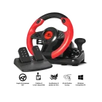 Spirit of Gamer Kormány - RACE WHEEL PRO 1 (kormány+pedálok, PC kompatibilis, fekete/piros) - Image 4