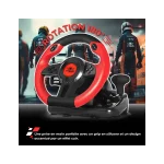 Spirit of Gamer Kormány - RACE WHEEL PRO 1 (kormány+pedálok, PC kompatibilis, fekete/piros) - Image 7