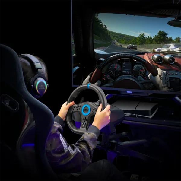 Spirit of Gamer Kormány - RACE WHEEL PRO 5 (kormány+pedálok, PC / PS4/5 / XBOX X/S/One kompatibilis, fekete) - Image 12