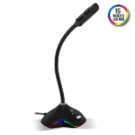 Spirit of Gamer Mikrofon - EKO 300 (RGB. USB csatlakozó, 150cm kábel, fekete)