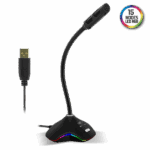 Spirit of Gamer Mikrofon - EKO 300 (RGB. USB csatlakozó, 150cm kábel, fekete) - Image 3