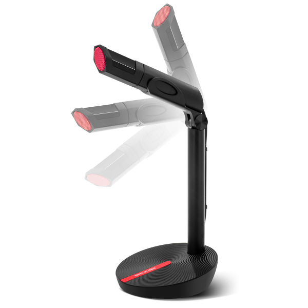Spirit of Gamer Mikrofon - EKO (USB csatlakozó; 140cm kábel; állvány; fekete-piros) - Image 1