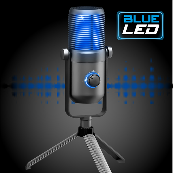 Spirit of Gamer Mikrofon - EKO 900 (USB, Cardioid, Omnidirekcionális, Beépített Jack csatlakozó, zajszűrés, fekete) - Image 3