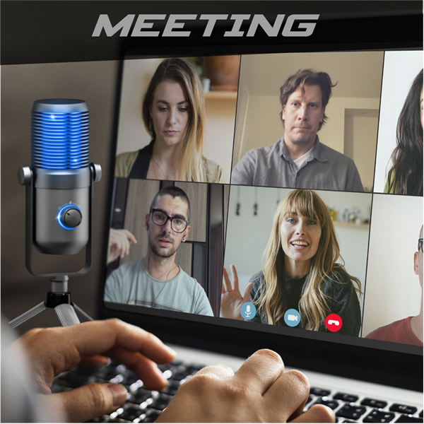 Spirit of Gamer Mikrofon - EKO 900 (USB, Cardioid, Omnidirekcionális, Beépített Jack csatlakozó, zajszűrés, fekete) - Image 8