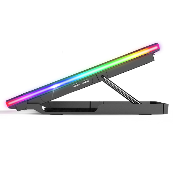 Spirit of Gamer Notebook Hűtőpad 17"-ig - AIRBLADE 1200 RGB (18dB; max. 79 m3/h; 3x11cm+3x70cm, RGB LED, 2xUSB2.0) - Image 7