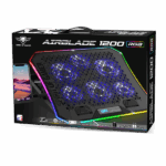 Spirit of Gamer Notebook Hűtőpad 17"-ig - AIRBLADE 1200 RGB (18dB; max. 79 m3/h; 3x11cm+3x70cm, RGB LED, 2xUSB2.0) - Image 12