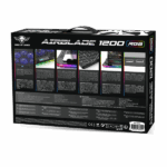 Spirit of Gamer Notebook Hűtőpad 17"-ig - AIRBLADE 1200 RGB (18dB; max. 79 m3/h; 3x11cm+3x70cm, RGB LED, 2xUSB2.0) - Image 13