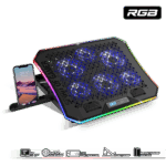 Spirit of Gamer Notebook Hűtőpad 17"-ig - AIRBLADE 1200 RGB (18dB; max. 79 m3/h; 3x11cm+3x70cm, RGB LED, 2xUSB2.0) - Image 14