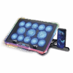 Spirit of Gamer Notebook Hűtőpad 17"-ig - AIRBLADE 1300 RGB (25,8dB; max. 169 m3/h; 10x6cm+3x8cm, RGB LED, 2xUSB2.0)
