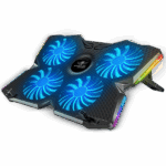 Spirit of Gamer Notebook Hűtőpad 17"-ig - AIRBLADE 500 RGB (25dB; 4x12cm, RGB, 2xUSB2.0)