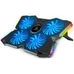 Spirit of Gamer Notebook Hűtőpad 17"-ig - AIRBLADE 500 RGB (25dB; 4x12cm, RGB, 2xUSB2.0)