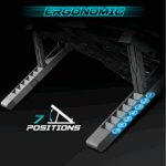 Spirit of Gamer Notebook Hűtőpad 17"-ig - AIRBLADE 500 RGB (25dB; 4x12cm, RGB, 2xUSB2.0) - Image 3