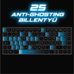 Spirit of Gamer Billentyűzet Vezeték nélküli - ELITE K70 (TKL, 85 gomb,, RGB LED,USB, anti-ghost, fekete, magyar) - Image 5