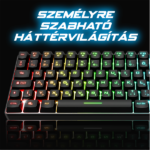 Spirit of Gamer Billentyűzet Vezeték nélküli - ELITE K70 (TKL, 85 gomb,, RGB LED,USB, anti-ghost, fekete, magyar) - Image 6