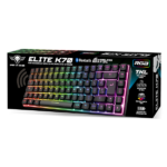 Spirit of Gamer Billentyűzet Vezeték nélküli - ELITE K70 (TKL, 85 gomb,, RGB LED,USB, anti-ghost, fekete, magyar) - Image 7
