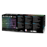 Spirit of Gamer Billentyűzet Vezeték nélküli - ELITE K70 (TKL, 85 gomb,, RGB LED,USB, anti-ghost, fekete, magyar) - Image 8