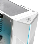 Spirit of Gamer Számítógépház - CLONE 3 White (fekete, ablakos, 2x12cm ventilátor, alsó táp,  ATX, 1xUSB3.0, 2xUSB2.0) - Image 3