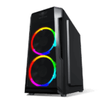 Spirit of Gamer Számítógépház - Deathmatch 3 RGB (fekete, ablakos, 2x12cm, ventilátor mATX, ITX, 1xUSB3.0, 2xUSB2.0) - Image 4