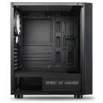 Spirit of Gamer Számítógépház - GHOST III RGB (fekete, ablakos, 4x12cm ventilátor, ATX, mATX, 2xUSB3.0, 1xUSB2.0) - Image 5