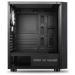 Spirit of Gamer Számítógépház - GHOST III RGB (fekete, ablakos, 4x12cm ventilátor, ATX, mATX, 2xUSB3.0, 1xUSB2.0) - Image 5
