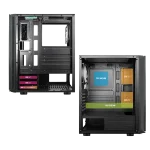 Spirit of Gamer Számítógépház - GHOST III RGB (fekete, ablakos, 4x12cm ventilátor, ATX, mATX, 2xUSB3.0, 1xUSB2.0) - Image 8