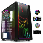 Spirit of Gamer Számítógépház - GHOST ONE RGB (fekete, ablakos, 2x12cm ventilátor, ATX, mATX, 2xUSB3.0, 1xUSB2.0)