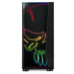 Spirit of Gamer Számítógépház - GHOST ONE RGB (fekete, ablakos, 2x12cm ventilátor, ATX, mATX, 2xUSB3.0, 1xUSB2.0) - Image 2