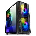Spirit of Gamer Számítógépház - GHOST 5 RGB (fekete, ablakos, 2x20cm, 2x12cm ventilátor, ATX, mATX, 2xUSB3.0, 1xUSB2.0) - Image 2