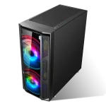 Spirit of Gamer Számítógépház - GHOST 5 RGB (fekete, ablakos, 2x20cm, 2x12cm ventilátor, ATX, mATX, 2xUSB3.0, 1xUSB2.0) - Image 4