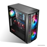 Spirit of Gamer Számítógépház - GHOST 5 RGB (fekete, ablakos, 2x20cm, 2x12cm ventilátor, ATX, mATX, 2xUSB3.0, 1xUSB2.0) - Image 8