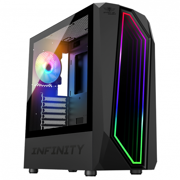 Spirit_of_Gamer_Szamitogephaz_-_INFINITY_Black_fekete_ablakos_8x12cm_ventilator_also_tap_ATX_1xUSB30_2xUSB20-i404505.png Spirit of Gamer Számítógépház - INFINITY Black (fekete, ablakos, 2x12cm ventilátor, alsó táp, ATX, 1xUSB3.0, 2xUSB2.0) - Image 1