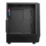 Spirit of Gamer Számítógépház - INFINITY Black (fekete, ablakos, 2x12cm ventilátor, alsó táp,  ATX, 1xUSB3.0, 2xUSB2.0) - Image 5