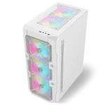 Spirit of Gamer Számítógépház - REBEL XT White (fekete, ablakos, 4x12cm ventilátor, alsó táp,  ATX, 1xUSB3.0, 2xUSB2.0) - Image 6