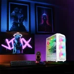 Spirit of Gamer Számítógépház - REBEL XT White (fekete, ablakos, 4x12cm ventilátor, alsó táp,  ATX, 1xUSB3.0, 2xUSB2.0) - Image 8